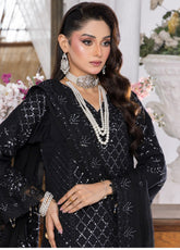 Celeste By Schick Embroidered Chiffon 3 Piece Semi Stitched Suit SDH25CLC AT-05